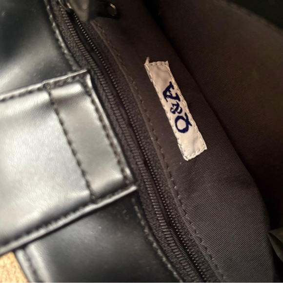 Y2K Plaid Black and White Women's Handbag by Q&A - Picture 4 of 4